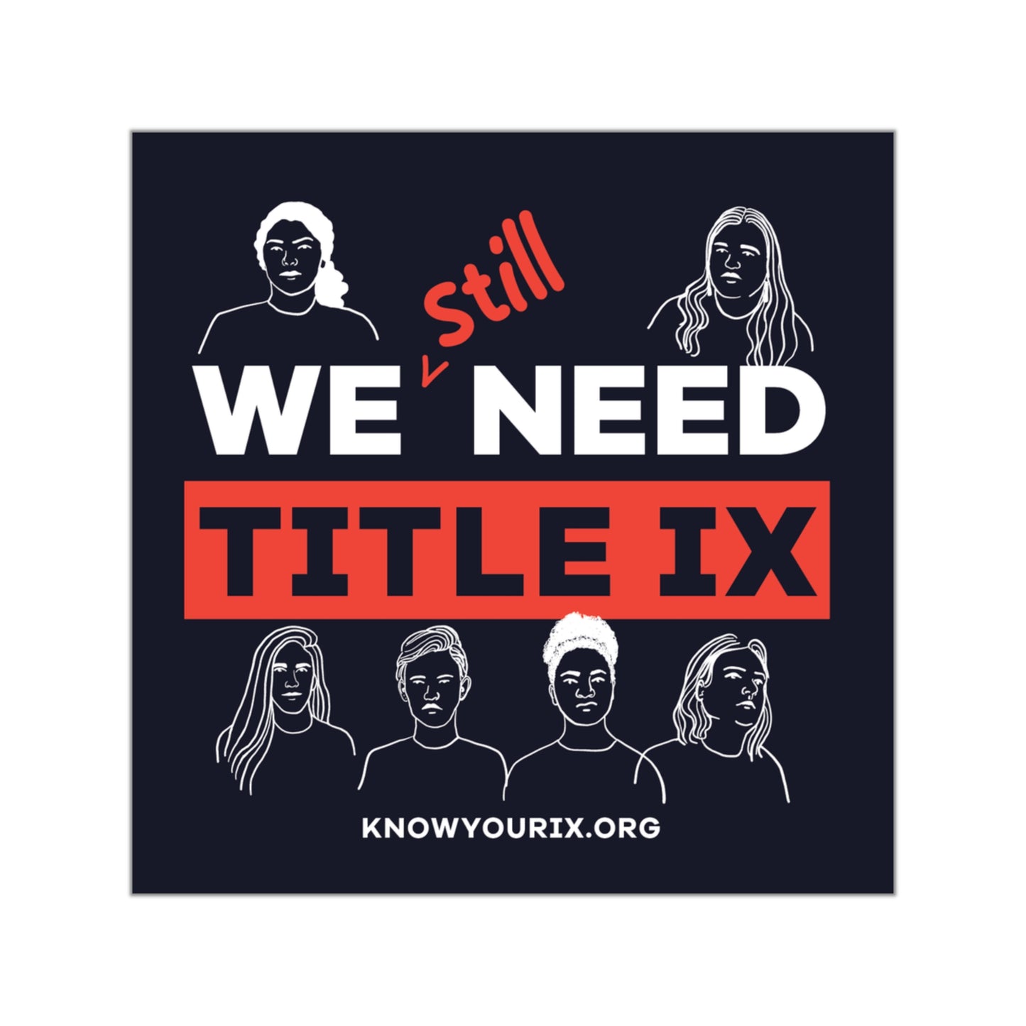 We Still Need Title IX  Sticker
